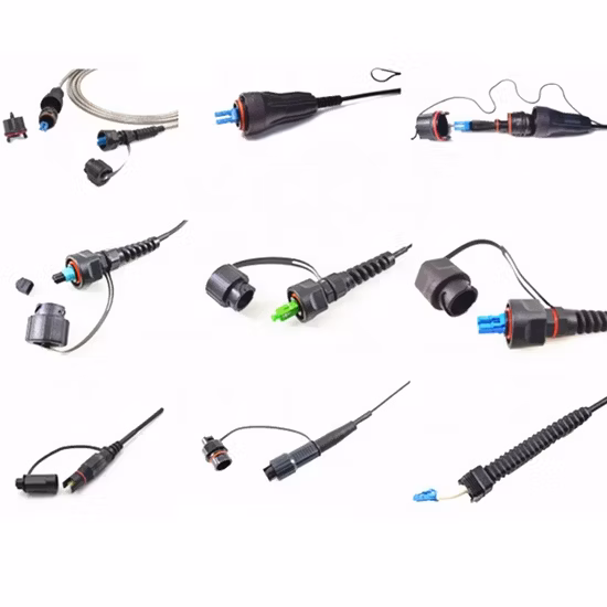 IP67 Ftta Flexível Nsn Boot LC Duplex Cpri Cabo de Fibra Óptica para Nokia